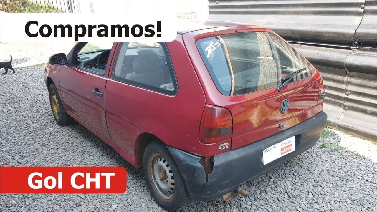 Compramos! Volkswagen Gol Bola 1995 1.0 CHT! Vale a pena?