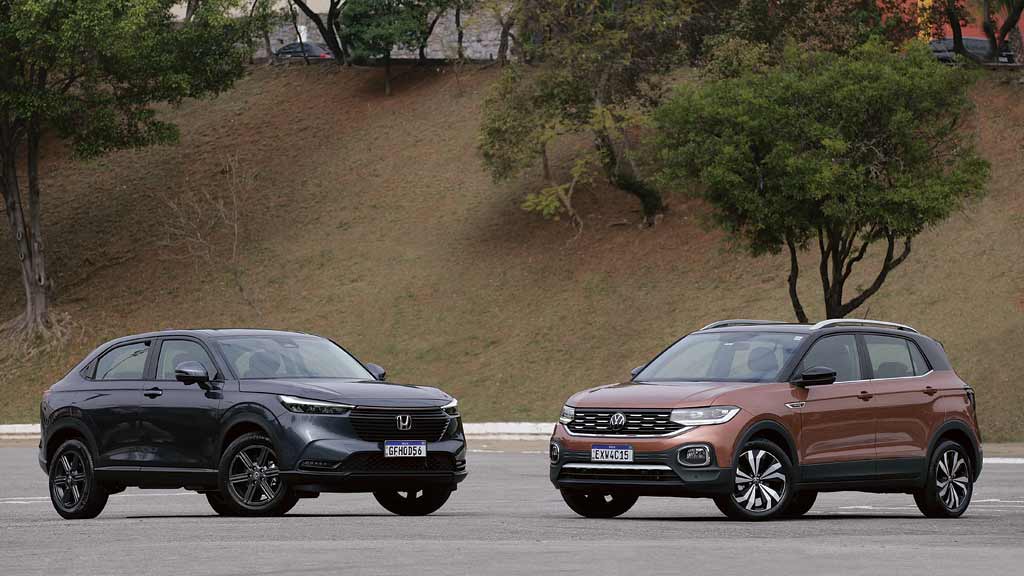 Comparativo - desafio aos mais vendidos: Honda HR-V vs. Volkswagen T-Cross