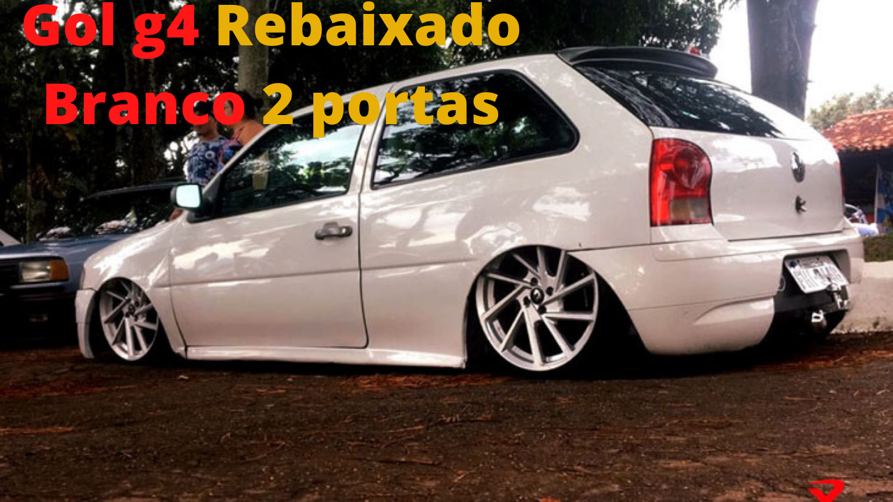 gol g4 branco 2 portas rebaixado