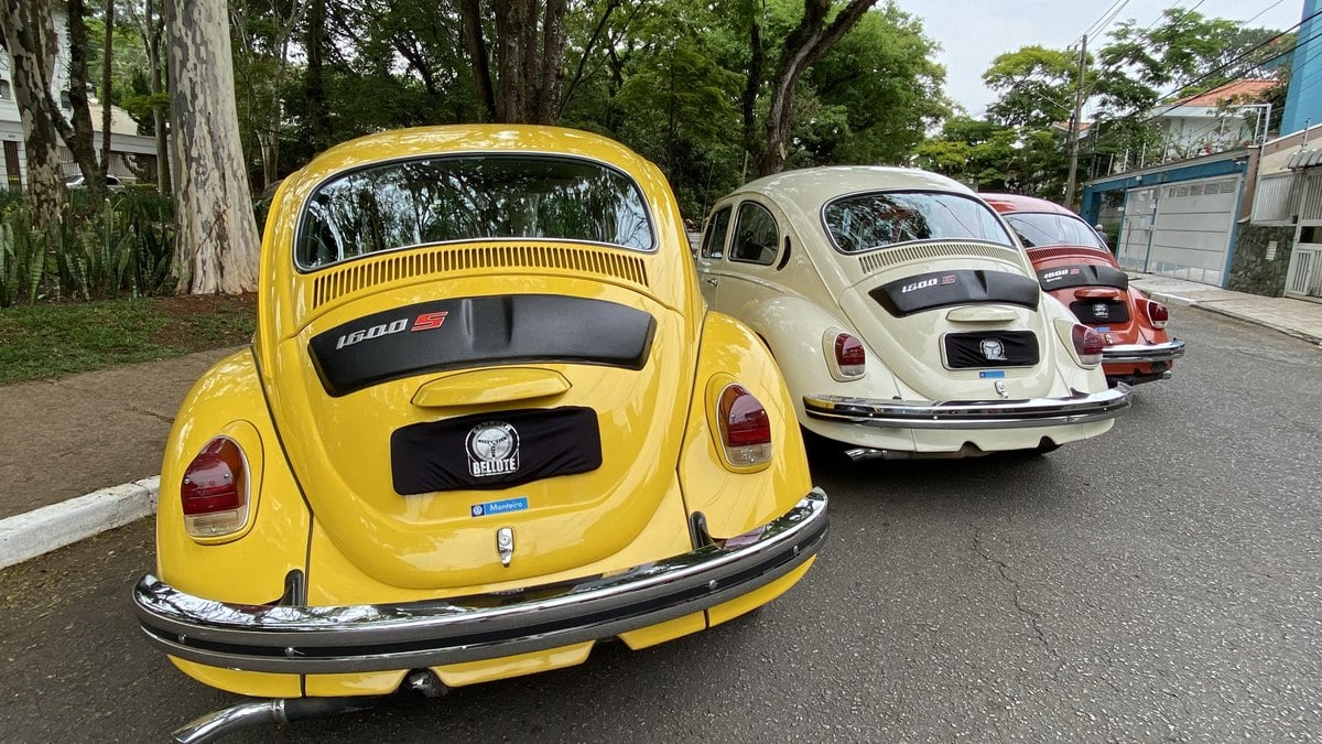 Fusca 1600 S era caracterizado pelo spoiler traseiro, que ajudava a canalizar a entrada de ar para o motor