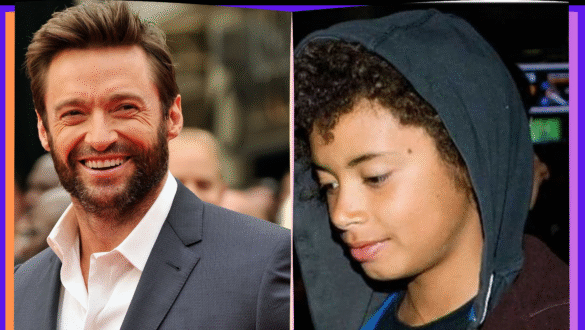 Oscar Jackman, Hugh Jackman’s adopted son, smiling outdoors