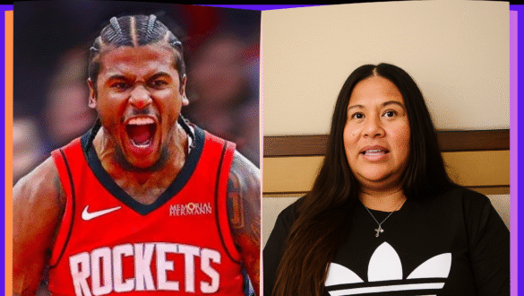 alt="Jalen Green's mother Bree Purganan"