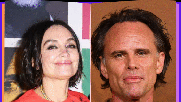 Leanne Goggins with Walton Goggins at a public appearance
