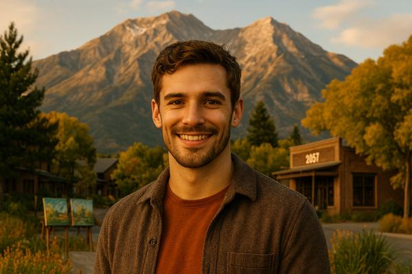 "Aiden Langston teaching sustainability in Utah youth workshop"