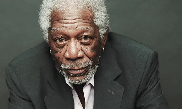 Jeanette Adair Bradshaw with Morgan Freeman in early years